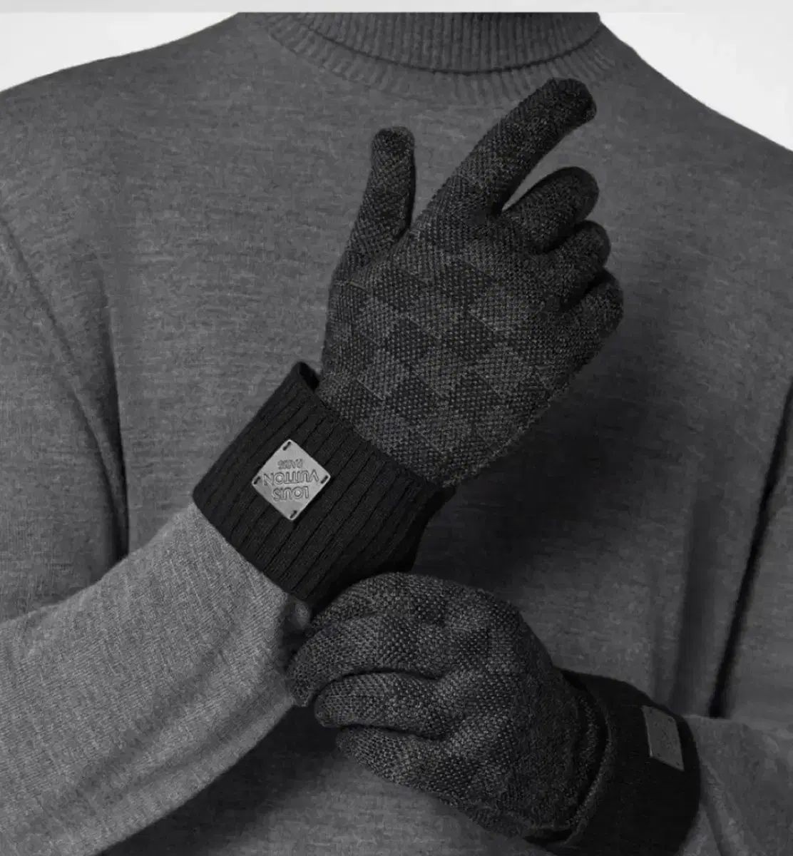Louis Vuitton ルイヴィトン モノグラム ダミエ 手袋 ニット グローブ