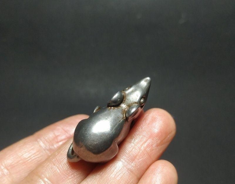 銅制 鼠 吐宝鼠 茶台茶寵 掛墜 装飾品 工芸品 置物 - メルカリ