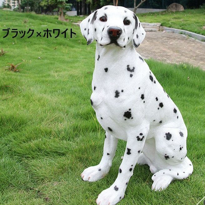 安い】 犬 置物 玄関 ガーデニング 動物 ダルメシアン 庭 ガーデン