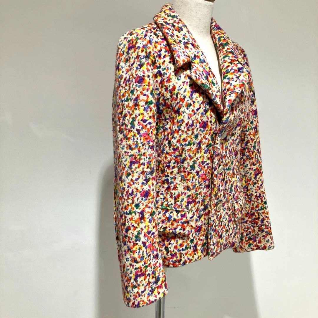 【美品】コムデギャルソン ウールツイードテーラードジャケット M 1991年 コムデギャルソン COMME des GARCONS ウールツイードテーラード