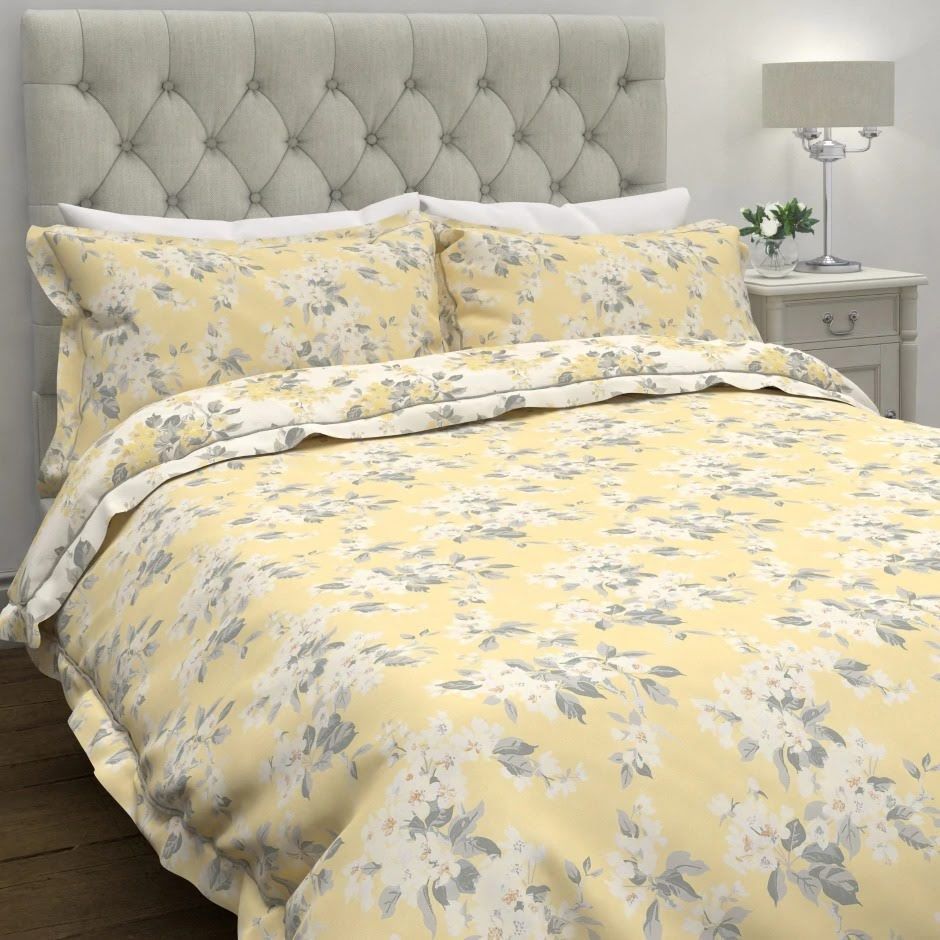 ローラアシュレイ デュベカバーセット アップルブロッサム サンシャイン シングル