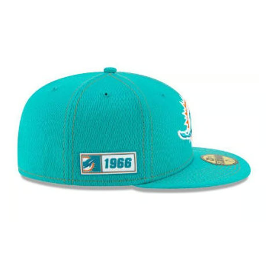 【新品】 NFL100周年 NEWERA マイアミ ドルフィンズ 59Fifty NFL 限定100周年記念 NEWERA ニューエラ Dolphins マイアミ