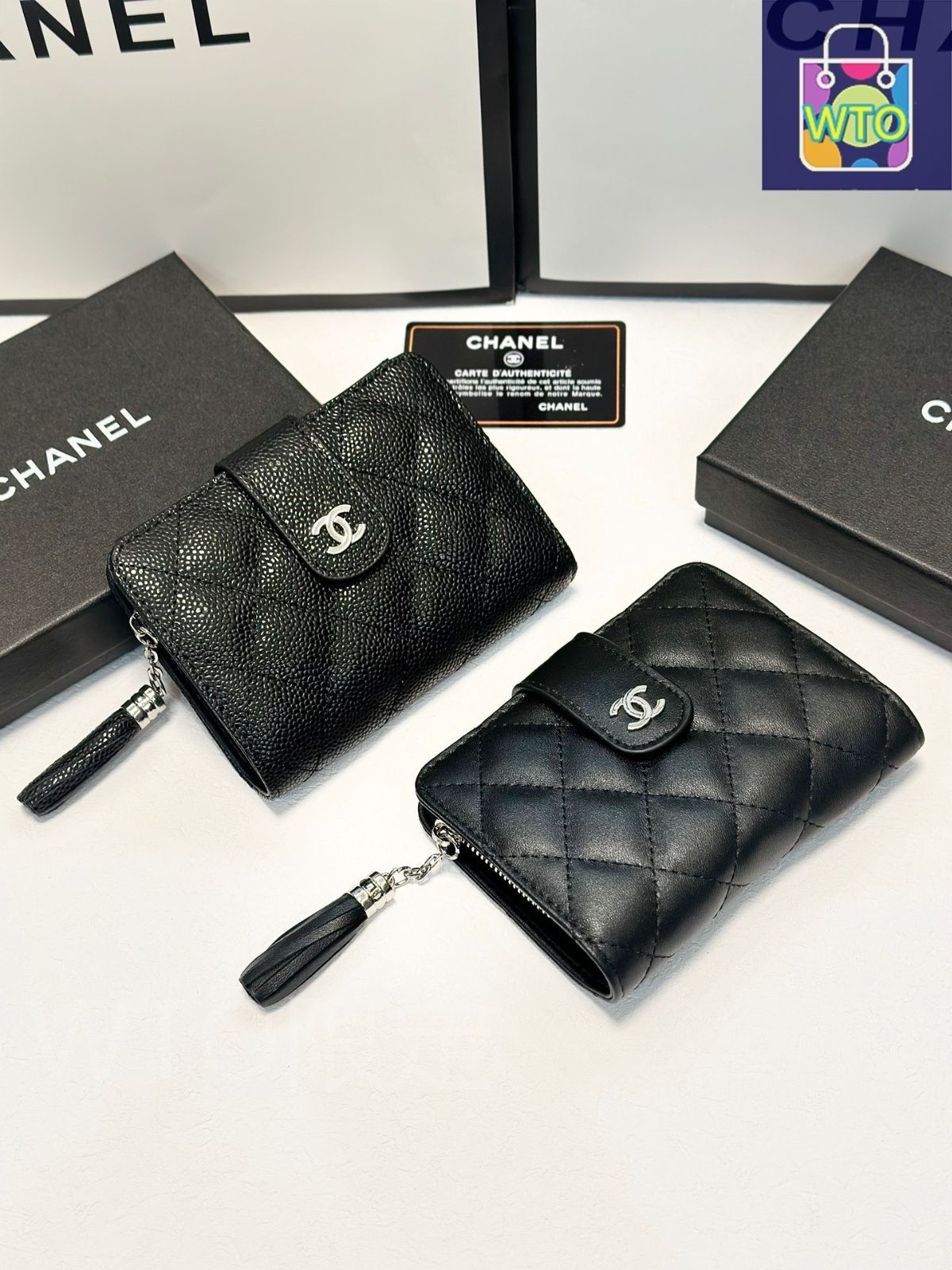 【コンパクトなのに収納力◎】CHANEL ショートウォレット 財布 210.jpg