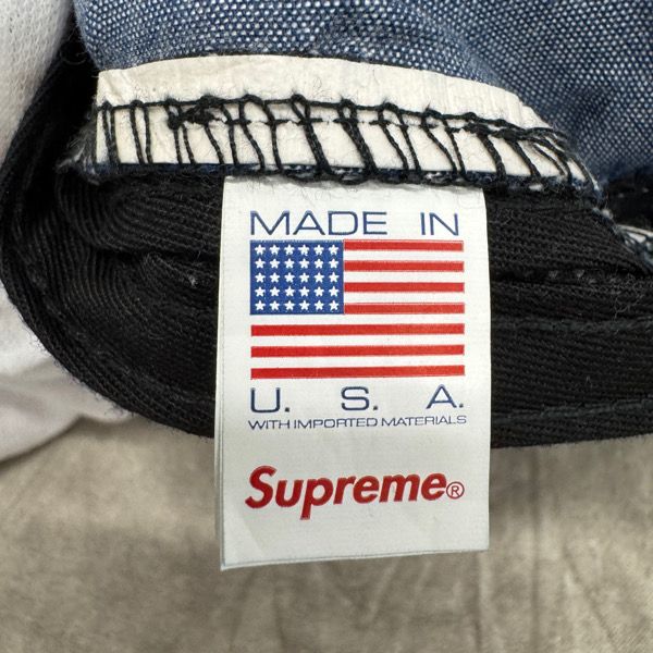 Supreme/シュプリーム【25SS】Frayed Croc Denim Camp Cap