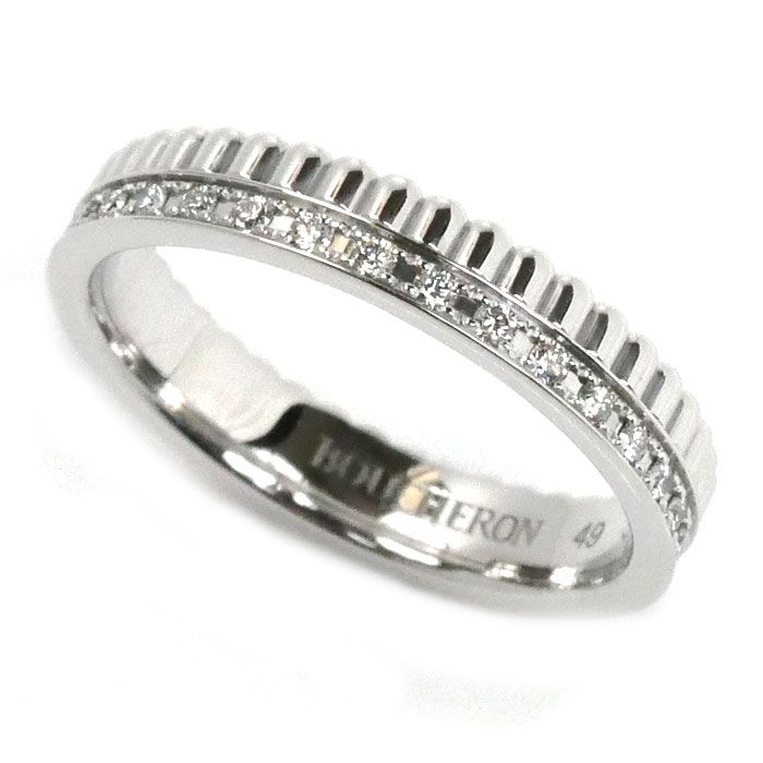 Boucheron ブシュロン K18WG ホワイトゴールド キャトル ラディアント リング 指輪 JAL00226 ダイヤモンド 9号 49 3.2g レディース