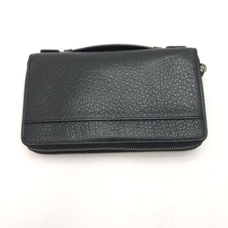 COACH オーガナイザー 黒 美品 美品 COACH コーチ オーガナイザー メンズ レザー ブラック