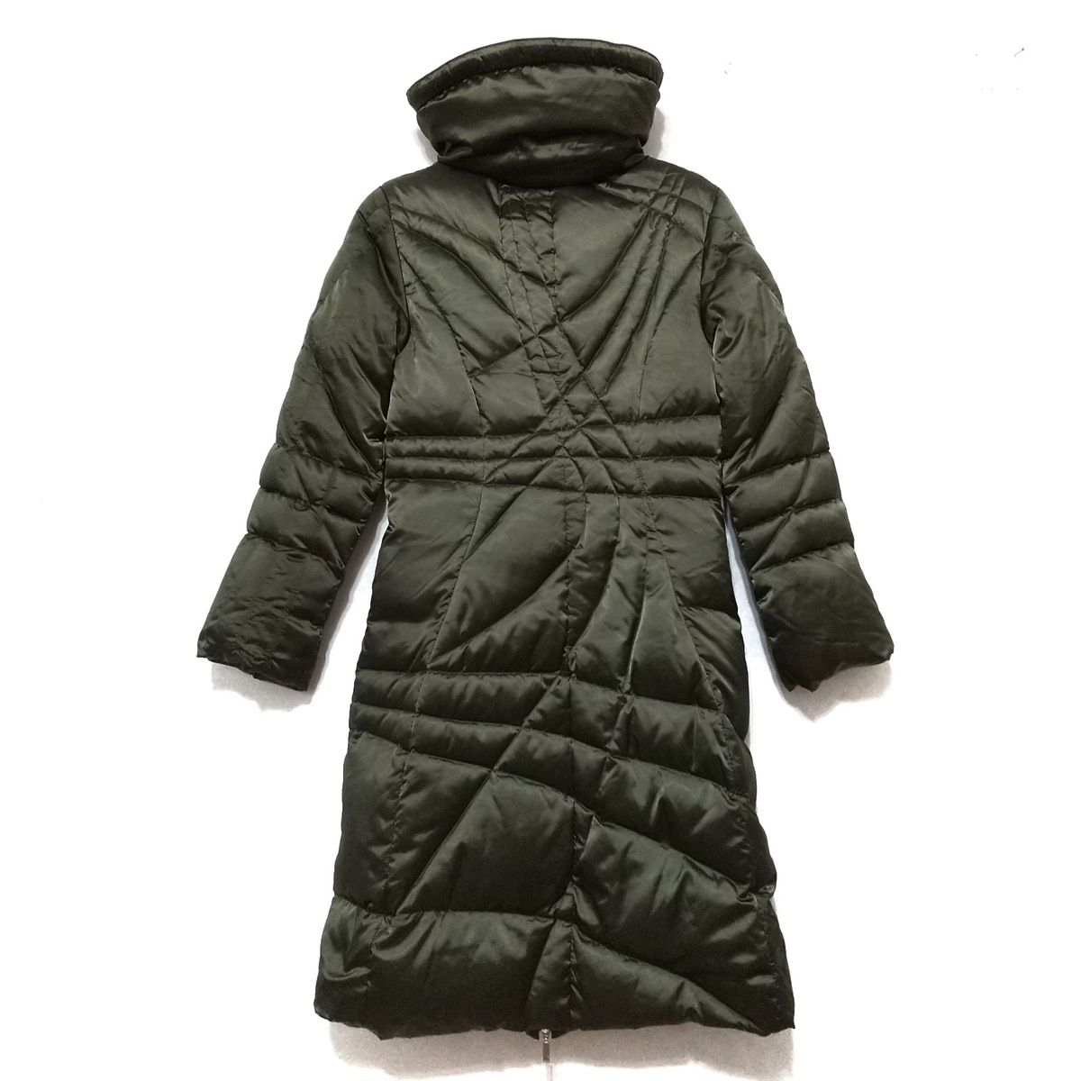MONCLER(モンクレール) ダウンコート サイズ0 XS レディース - カーキ 