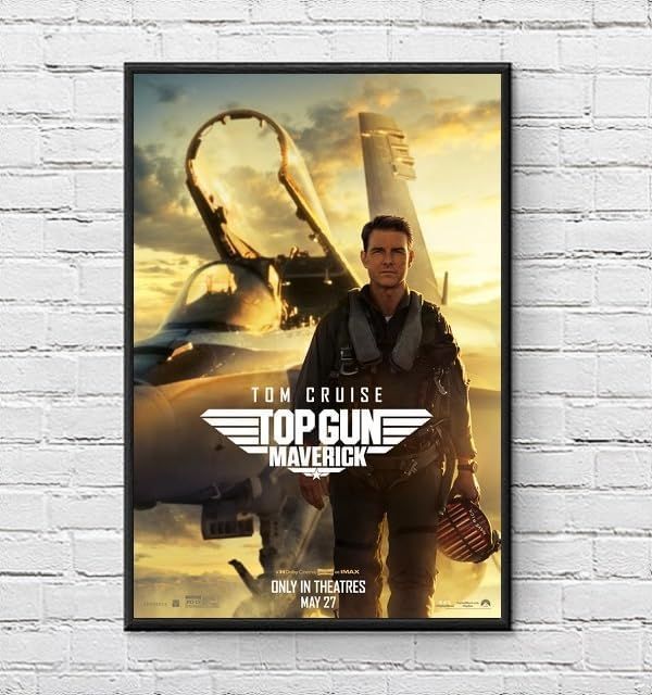 フレーム付-黒-】 映画ポスター トップガン マーヴェリック TOP GUN MARVERICK トムクルーズ A3サイズ US版 mi1 - メルカリ