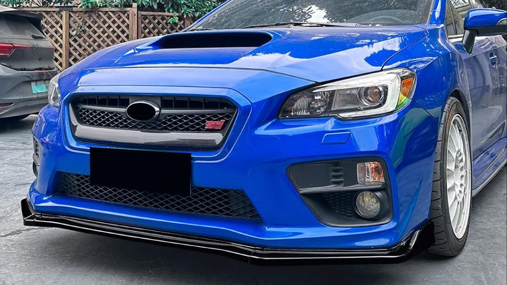 カーボン調 スバル WRX STI フロントリップスポイラー GVBGVFGRB