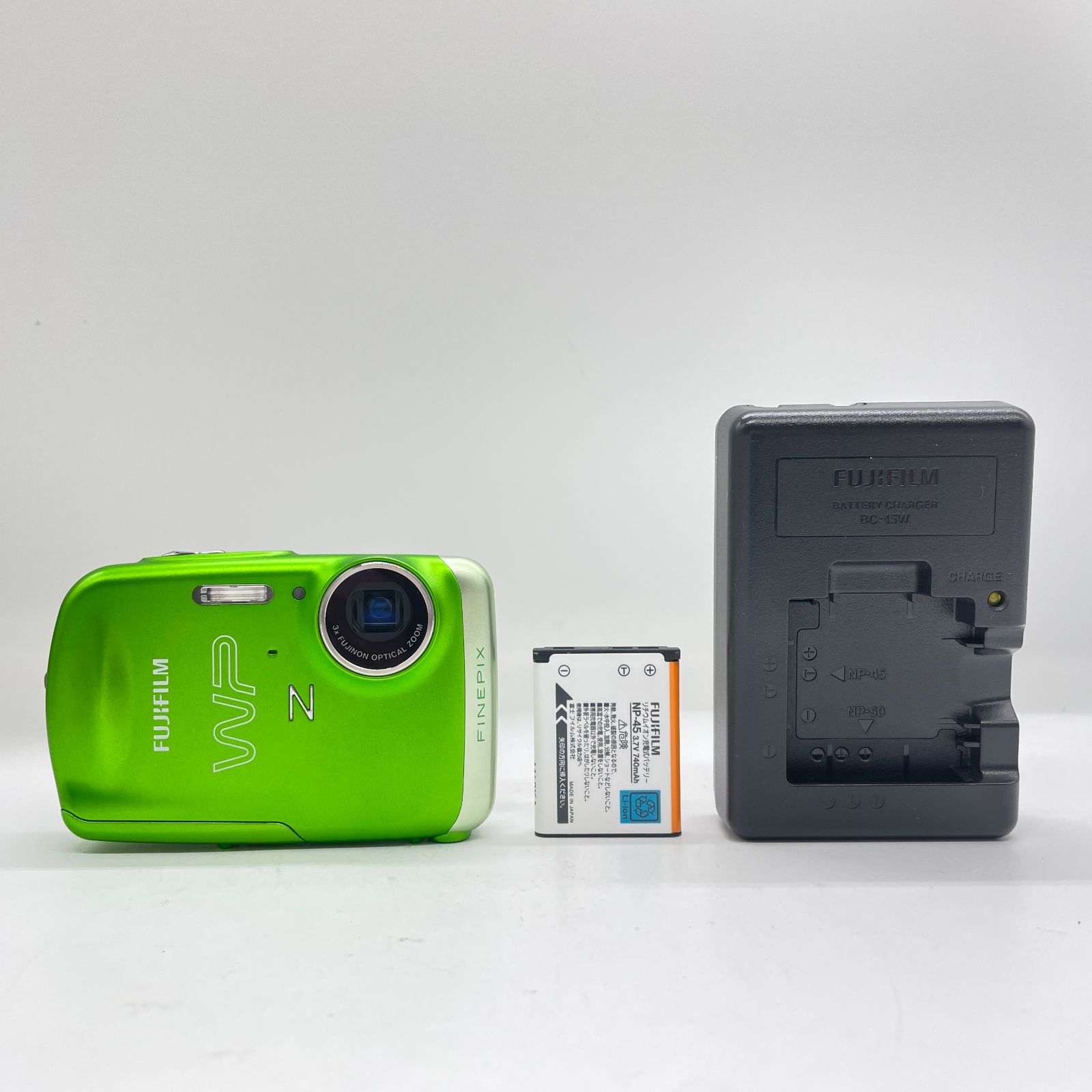 状態良好品 動作品 転送特典無料あり FUJIFILM FINEPIX Z33WP GREEN