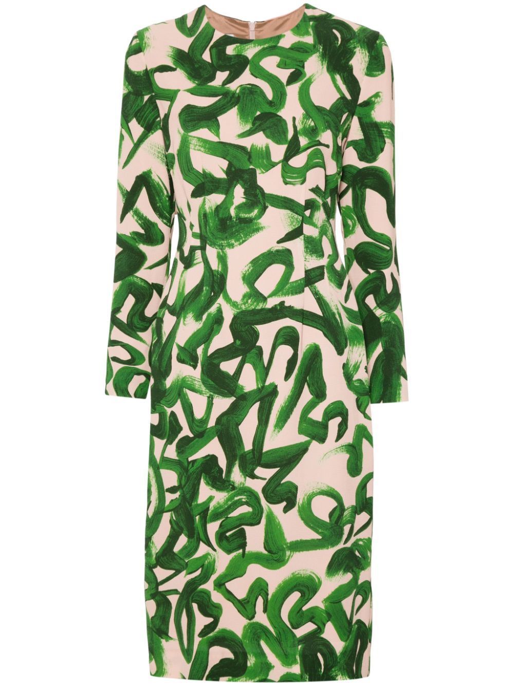 ラストチャンス【Dries van Noten】プリント ミディ ドレス 送料関税込【Dries Van Noten】プリント ミディドレス (Dries