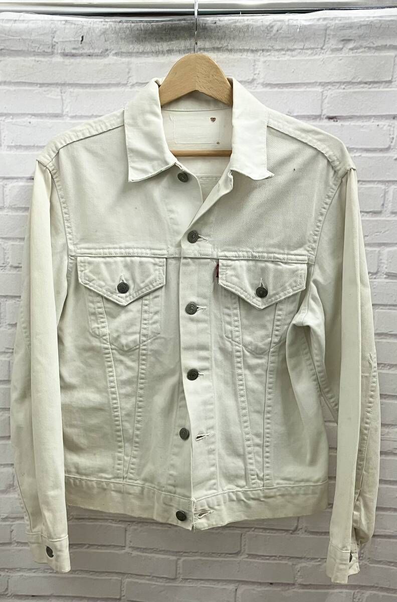 LEVI’S | リーバイス | 70505 BIGE 60s～70s ホワイト ドット刻印 古着 | Gジャン | デニムジャケット | ホワイト
