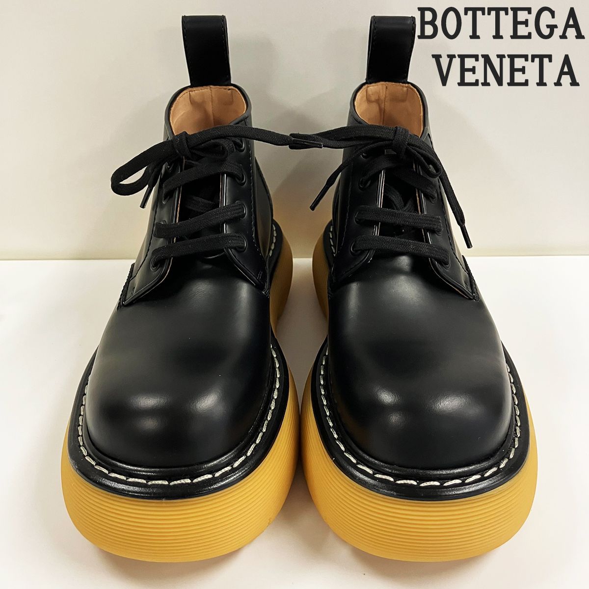 BOTTEGA VENETA ボッテガヴェネタ レザー アンクルブーツ サイズ37 24cm相当