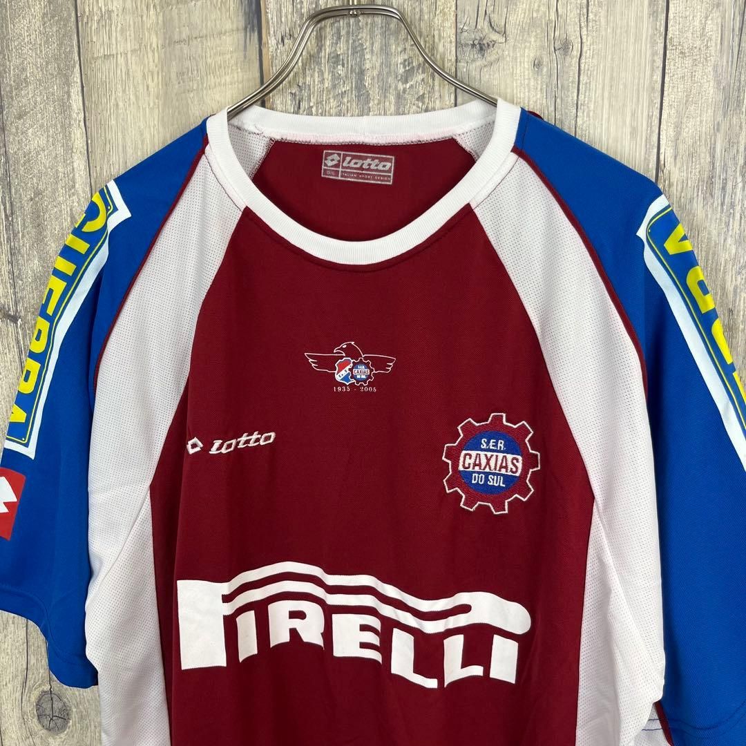 OLD Lotto 90s ロット サッカー ゲームシャツ ユニフォーム L - メルカリ
