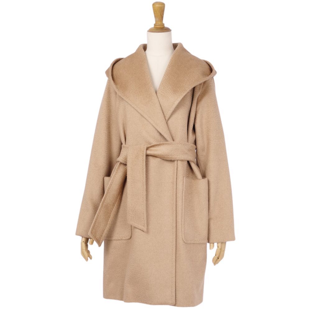 未使用 マックスマーラ Max Mara コート 白タグ ピュアキャメル RIALTO  