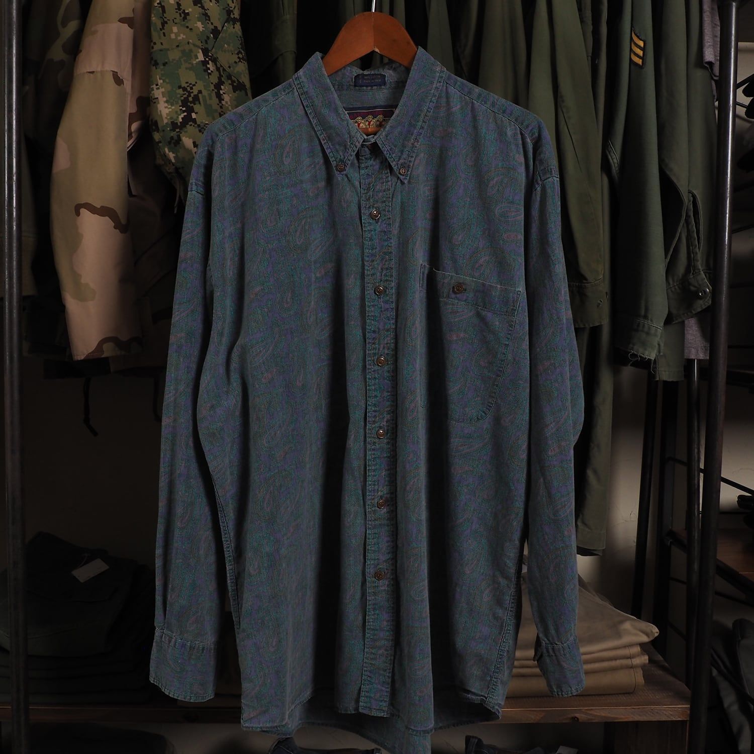 80s Ralph Lauren ラルフローレン シャツ CHAPS チャップス チェック L ビンテージ