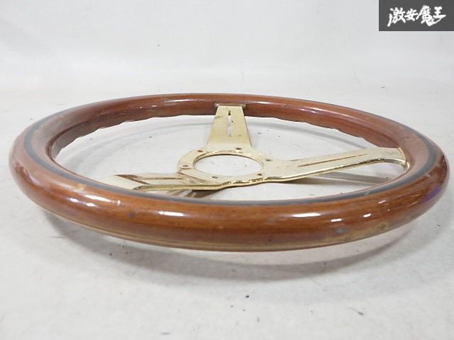 ☆32.5φ☆ゴールドスポーク☆ NARDI ナルディ ウッド ハンドル