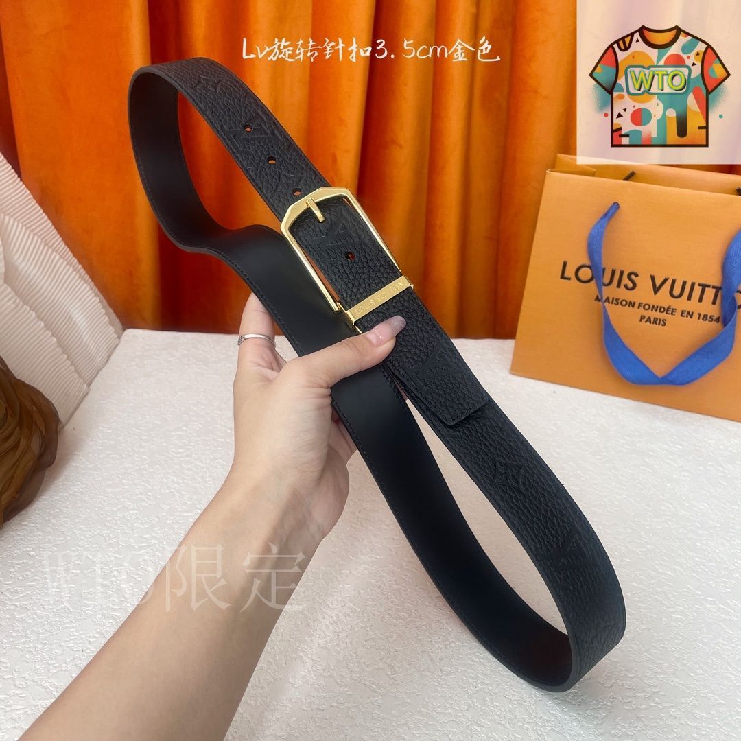 Louis Vuitton レザー ベルト louis-vuitton-lv-initiales-