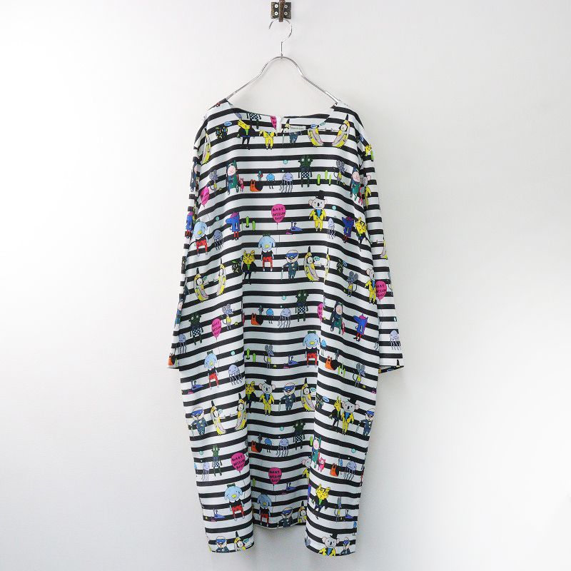 マンナイン mannine ボビーダズラー コラボ ボーダーフレアワンピース