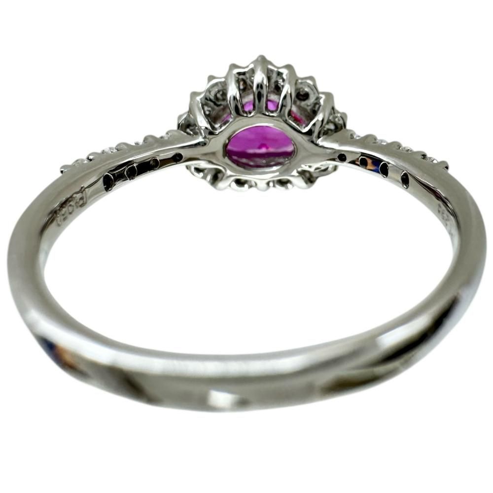 12.5号 ハートモチーフ モザンビーク産 非加熱 ピンクサファイア 1.00  