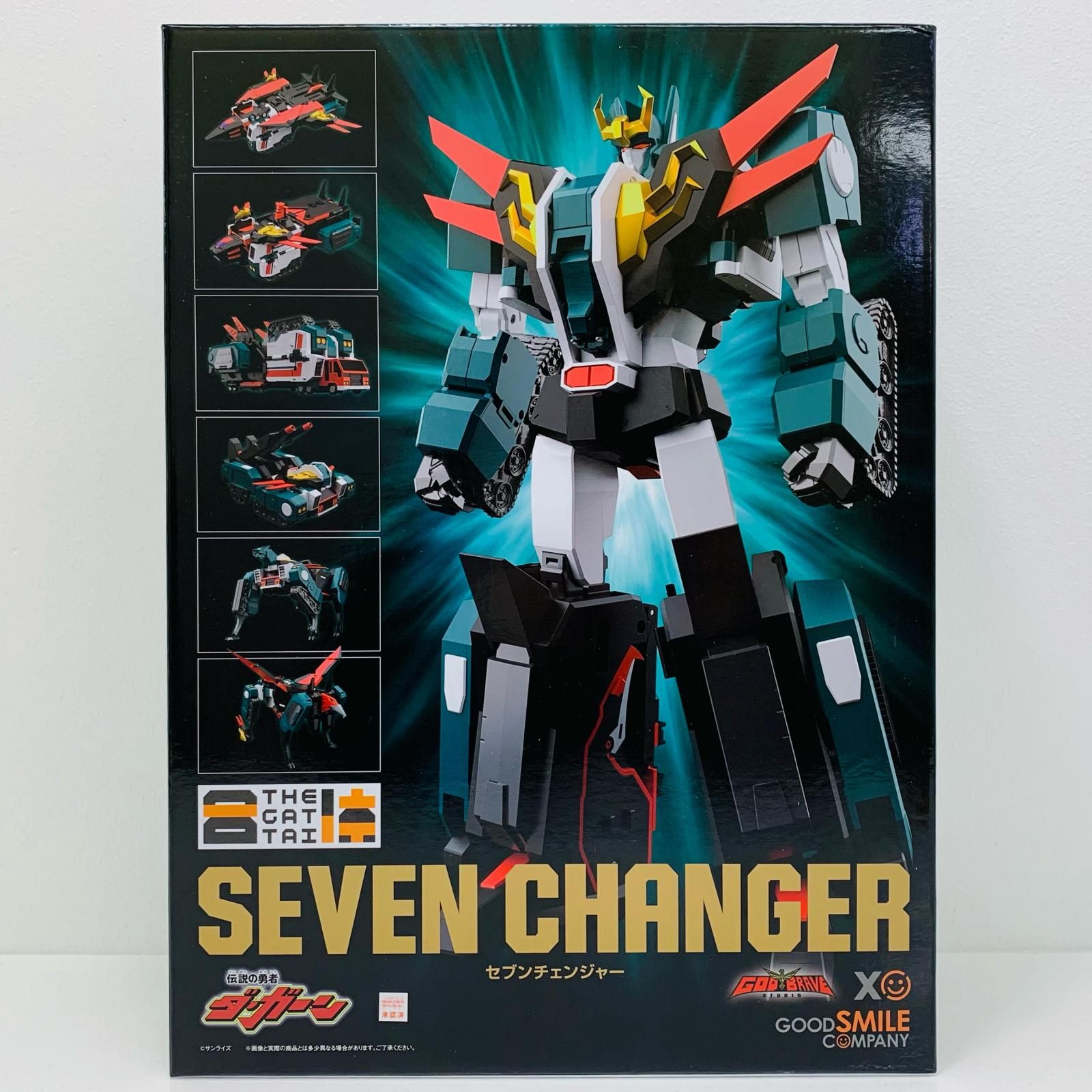 中古 フィギュア 伝説の勇者ダ・ガーン セブンチェンジャー THE合体 2024年製 【717】 中古 フィギュア 伝説の勇者ダ・ガーン セブンチェンジャー THE