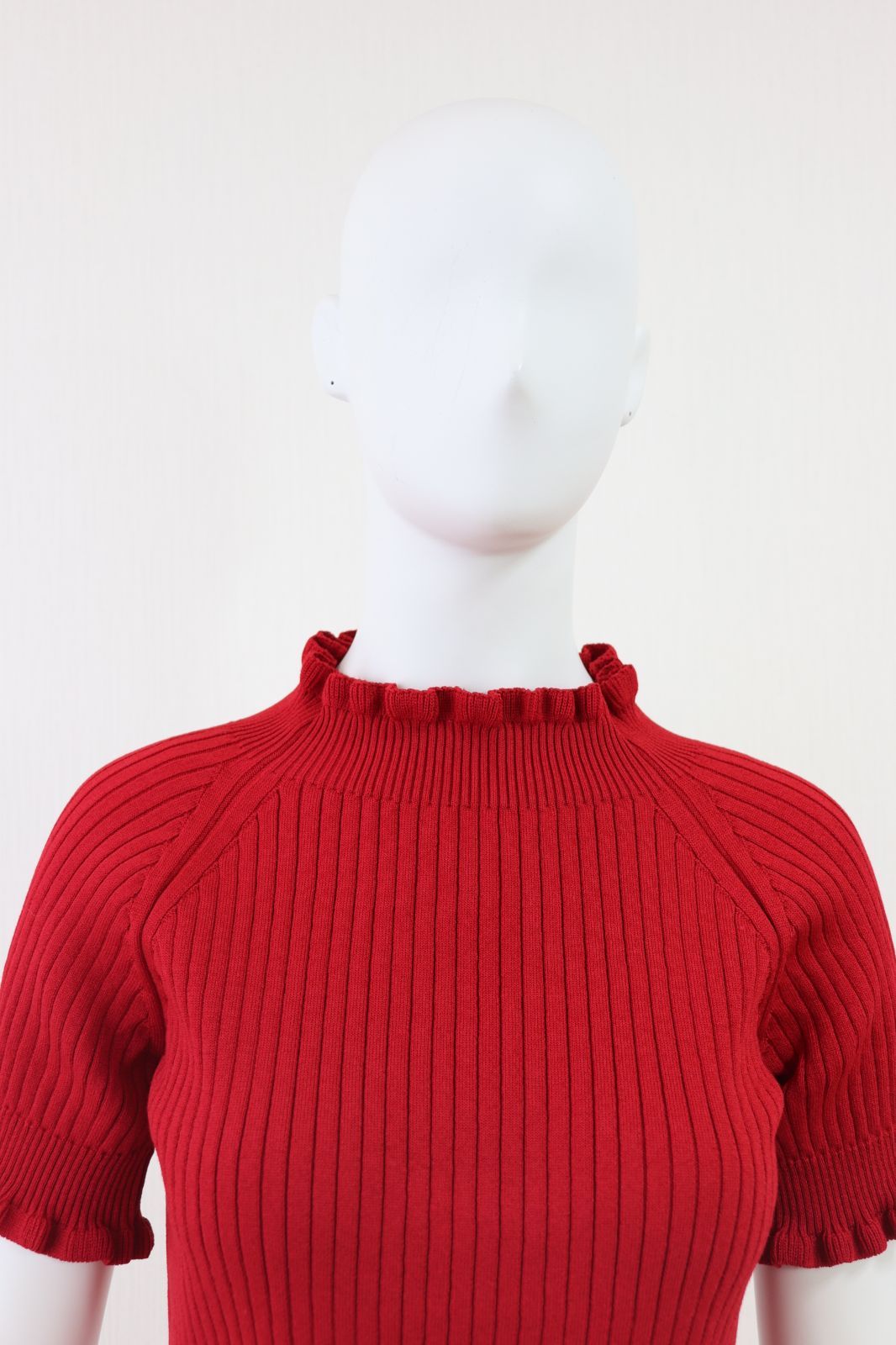 Rene☆ルネ Petit Frill Knit リブニットトップス 6212540 赤 - メルカリ