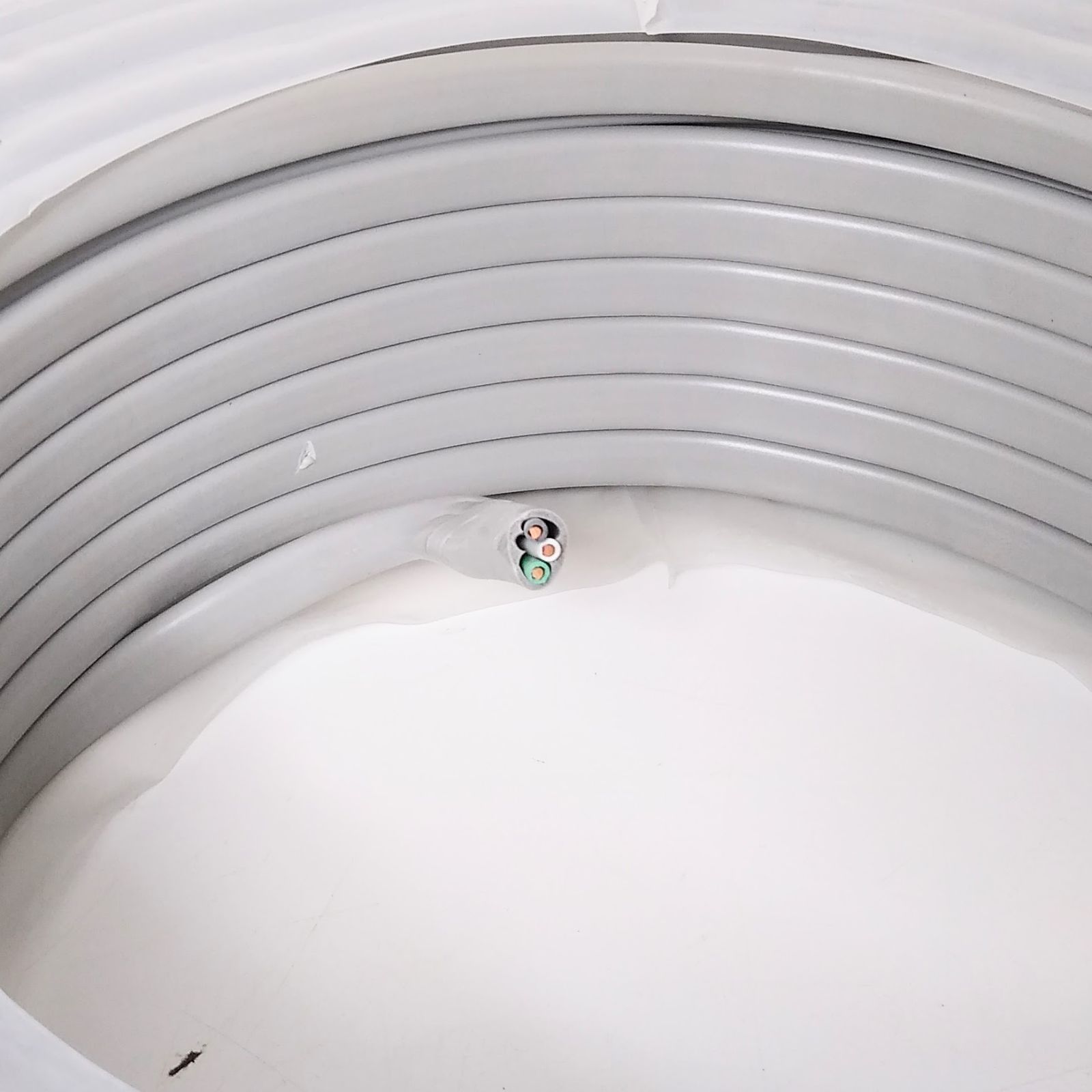 XY320G-A 矢崎電線 VVF PbF 3×2.0㎜ 灰 Gマーク 黒白緑 電線 建築資材 電気工事 ケーブル HRDEVELOPMENT_JP