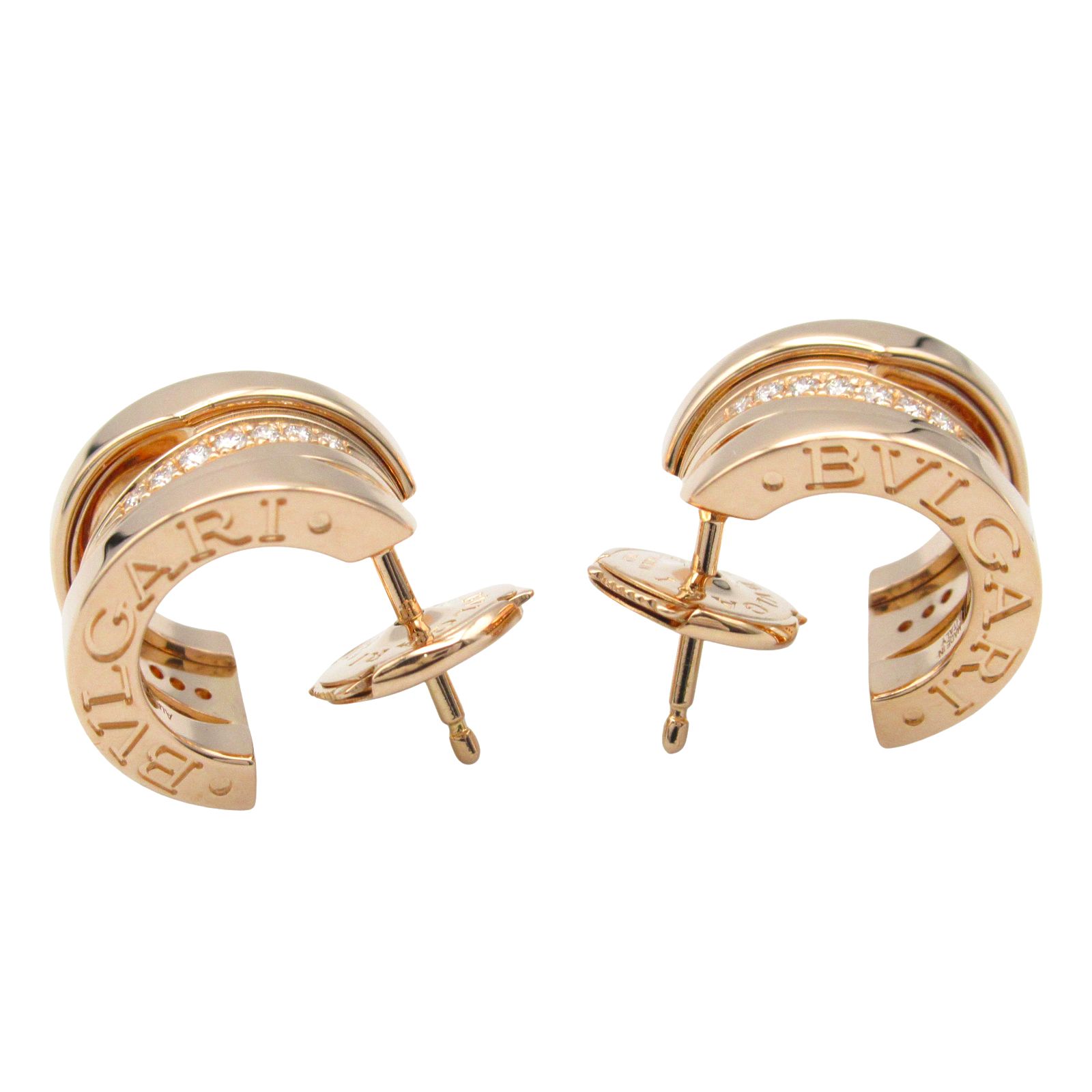 BVLGARI - ブルガリ ピアス ダイヤ ダイヤモンド ビーゼロワン B
