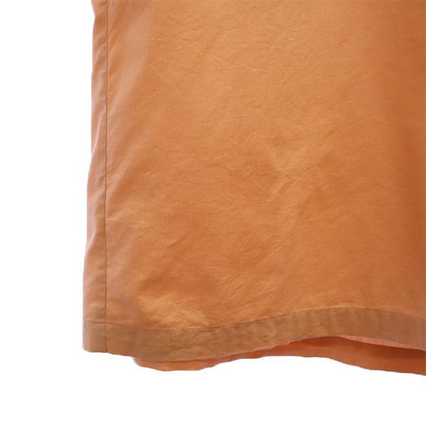 アヴィレックス バック プリント オープンカラー 半袖 シャツ XL オレンジ AVIREX 開襟 メンズ   【230612】 メール便可