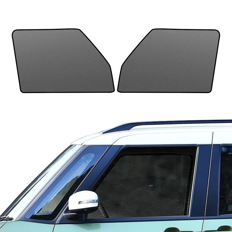 BLUESEATEC 三菱 デリカミニ Ｂ３系 遮光 メッシュカーテン マグネット式 サンシェード B34A B35A B37A B38A R5.5-現行 サイド用 運転席 助手席 日除け 2枚 1