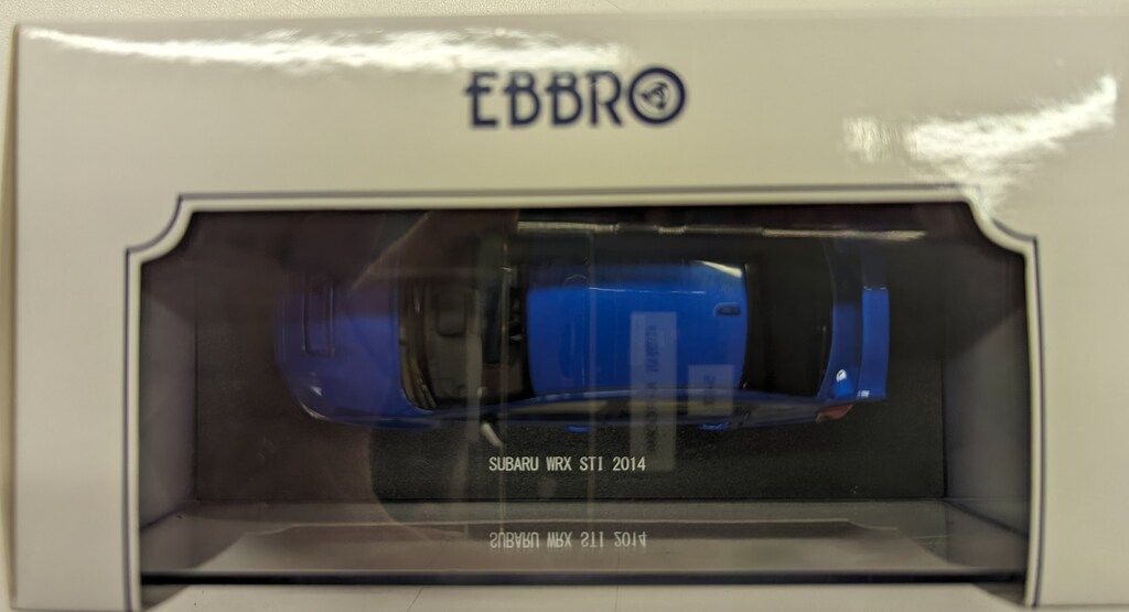 エムエムピー 1/43 EBBRO SUBARU WRX STI 2014 (WR Blue) 45308 - メルカリ