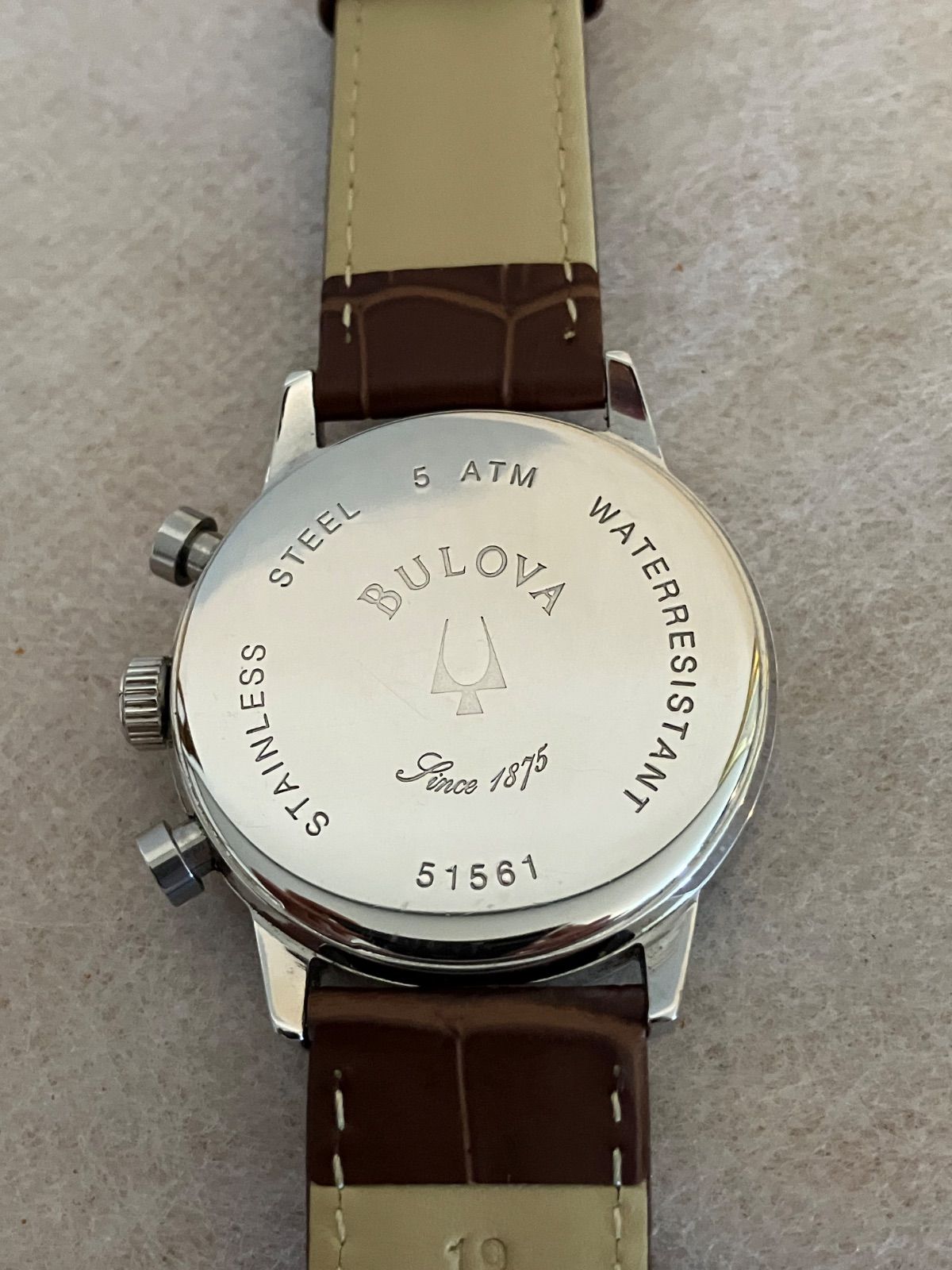 BULOVA ブローバ BVS201 クロノグラフ[訳あり] 【USED・即売】BULOVA 