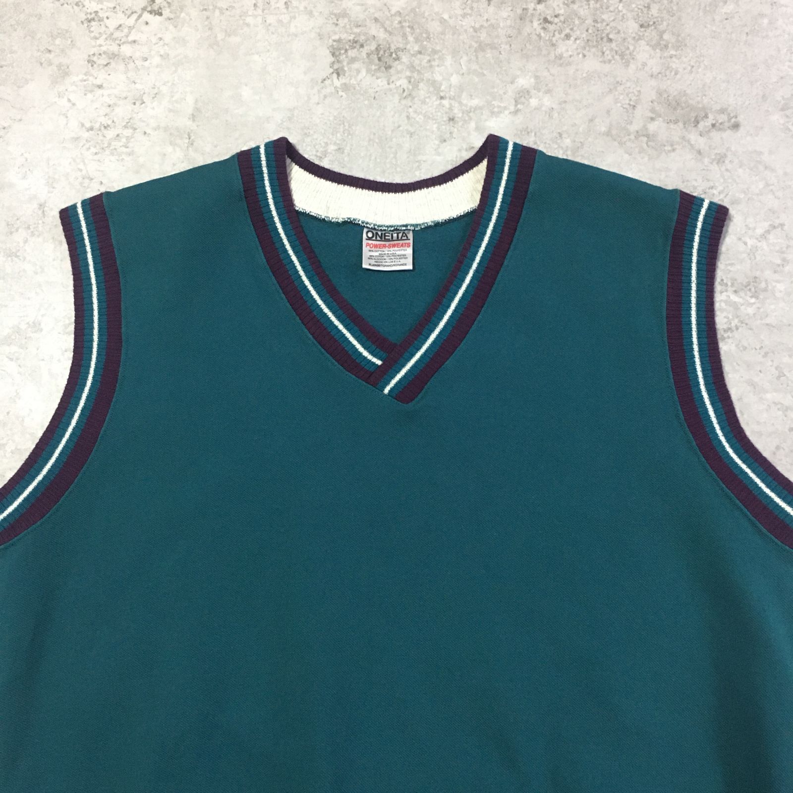 Oneita 90s USA製 ONEITA Cotton Tilden Vest オニータ チルデン 