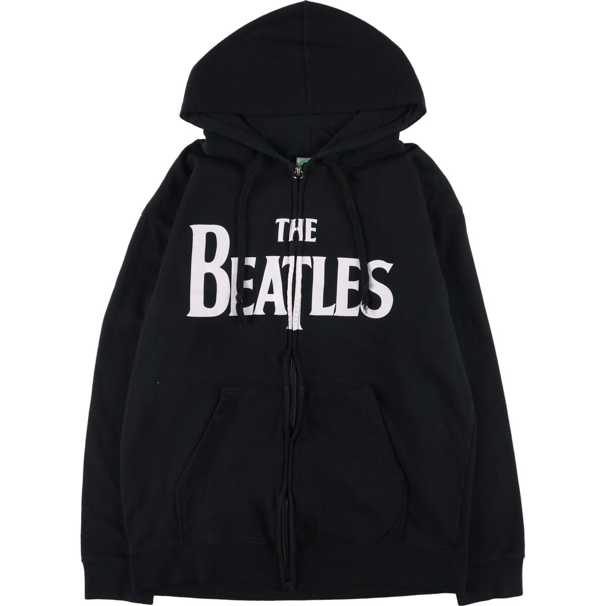 古着 THE BEATLES ビートルズ バンド スウェットフルジップパーカー メンズL/eaa423803