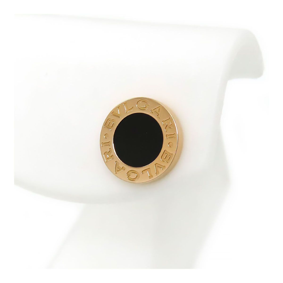 ブルガリ ブルガリブルガリ ピアス 片耳用 354730 Au750 K18PG ユニセックス BVLGARI ジュエリー