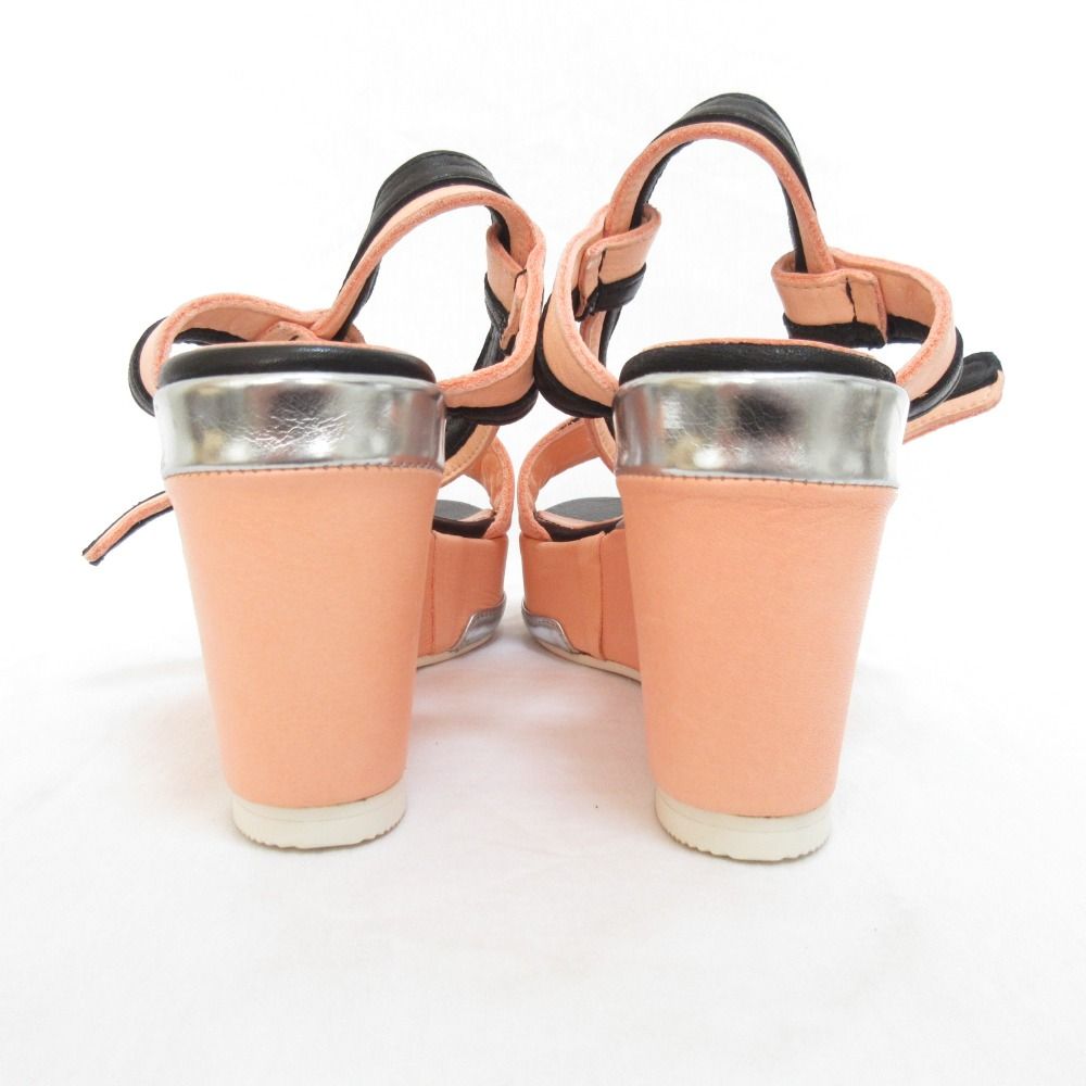 新品同様 PIPPICHIC ピッピシック アンクルストラップ ウェッジ