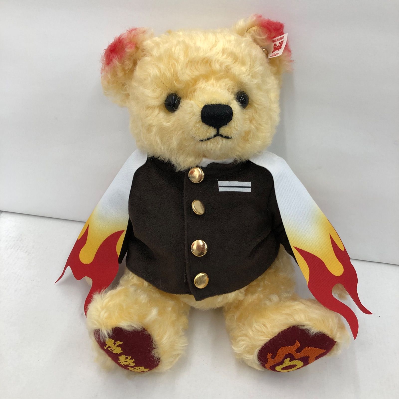 瀬戸店】鬼滅の刃 シュタイフ コラボテディベア 煉獄杏寿郎【741