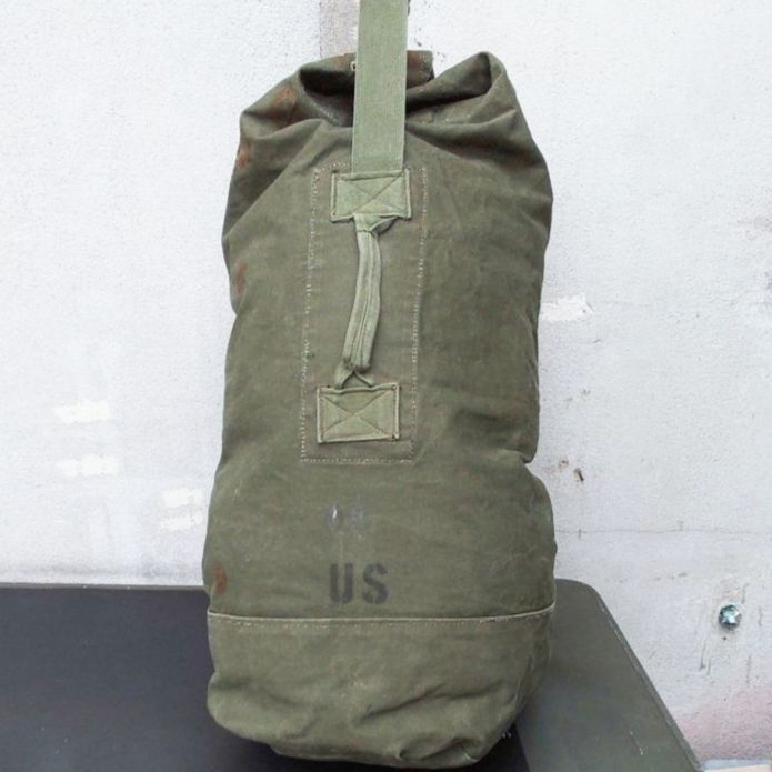 米軍実物 コットン製ダッフルバッグ ナム戦