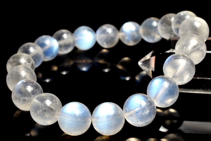 １点物 AA スリランカ産 ブルームーンストーン 9.5mm ブレスレット パワーストーン 天然石 _MA8673 TALLINNNEXPO_COM