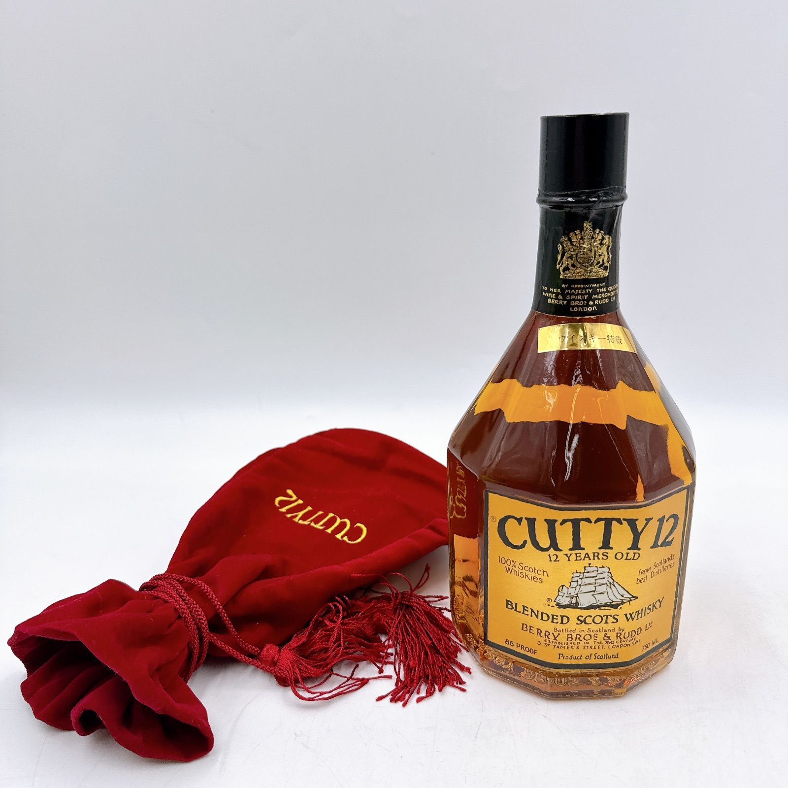 CUTTY12 カティサーク12年 スコッチ ウイスキー 未開栓 0315B 未開栓