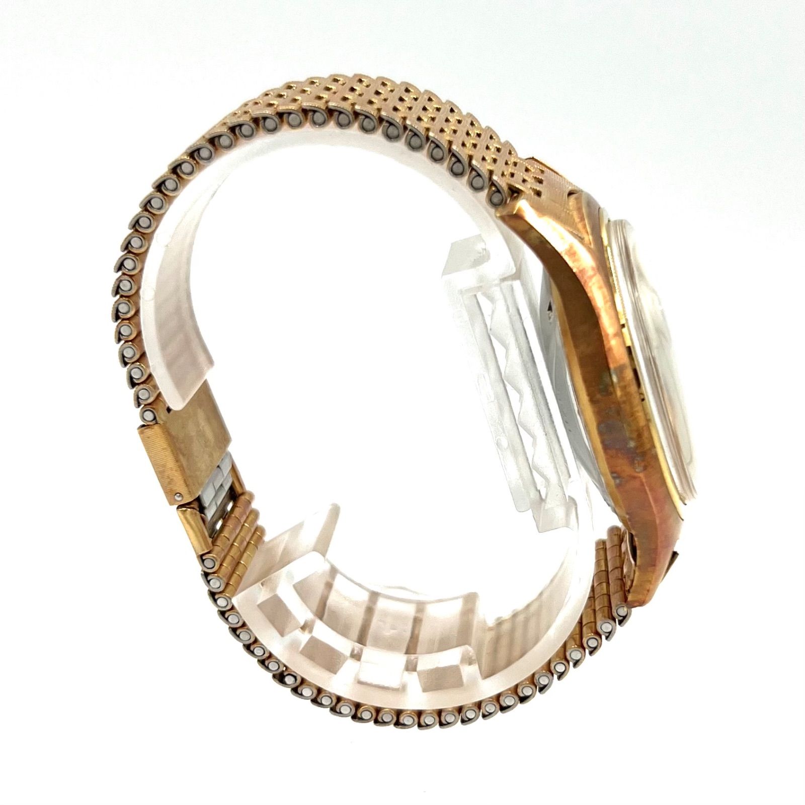 RADO 1円 稼働 良品 ラドー AT/自動巻 11795-1 パープルホース デイト