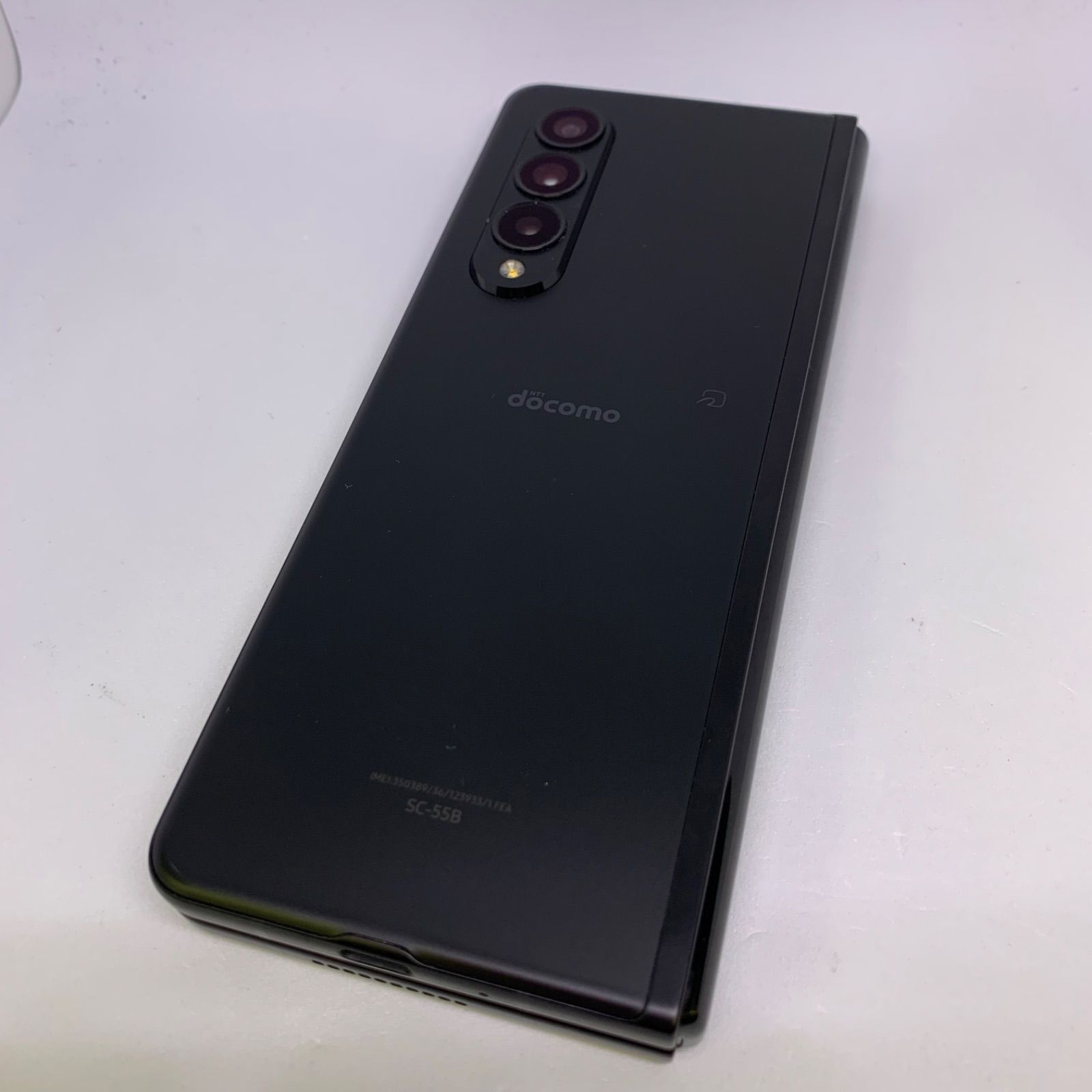 ★【中古品】docomo Galaxy Z Fold3 5G SC-55B ブラック （ランクD・七日間保証）