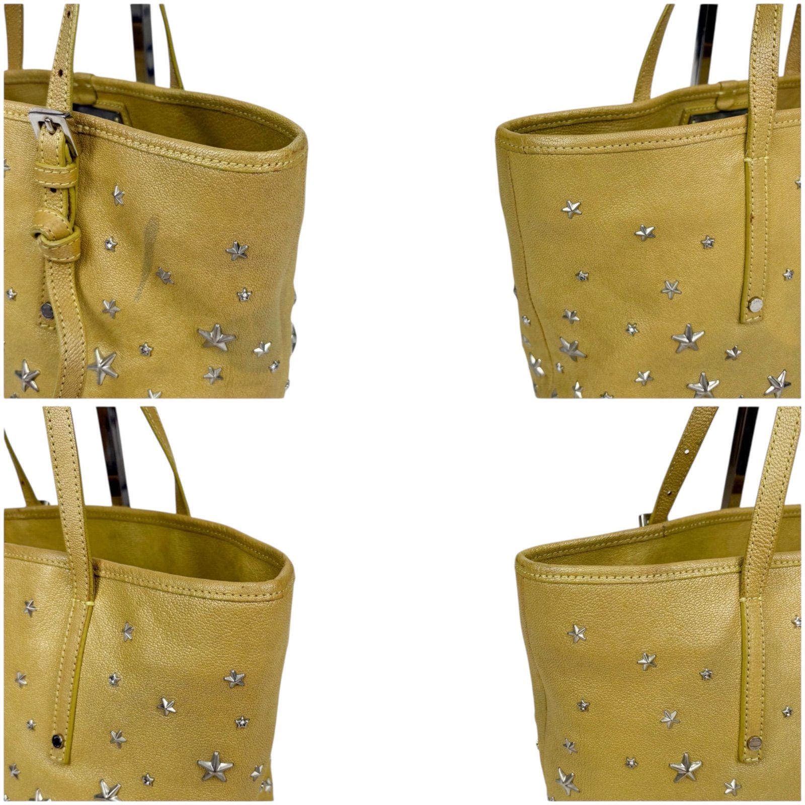 ジミーチュウ JIMMY CHOO トートバッグ サシャ S スター スタッズ 