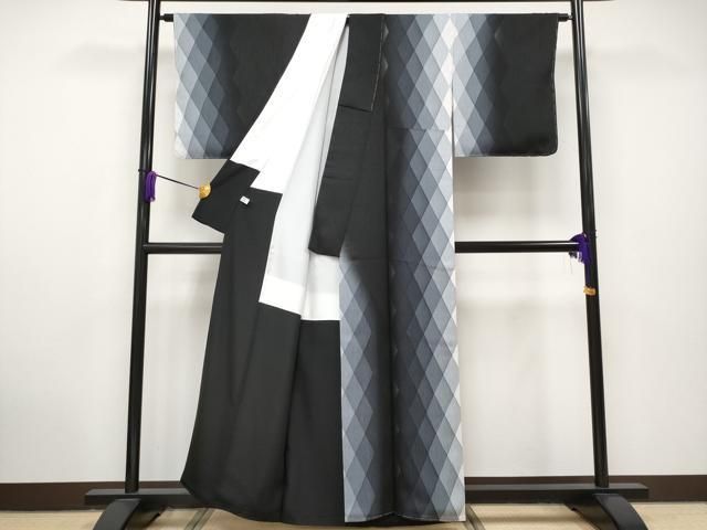 平和屋着物▽訪問着 単衣 作家物 辻が花 絞り 正絹 逸品 AAAT7413fy