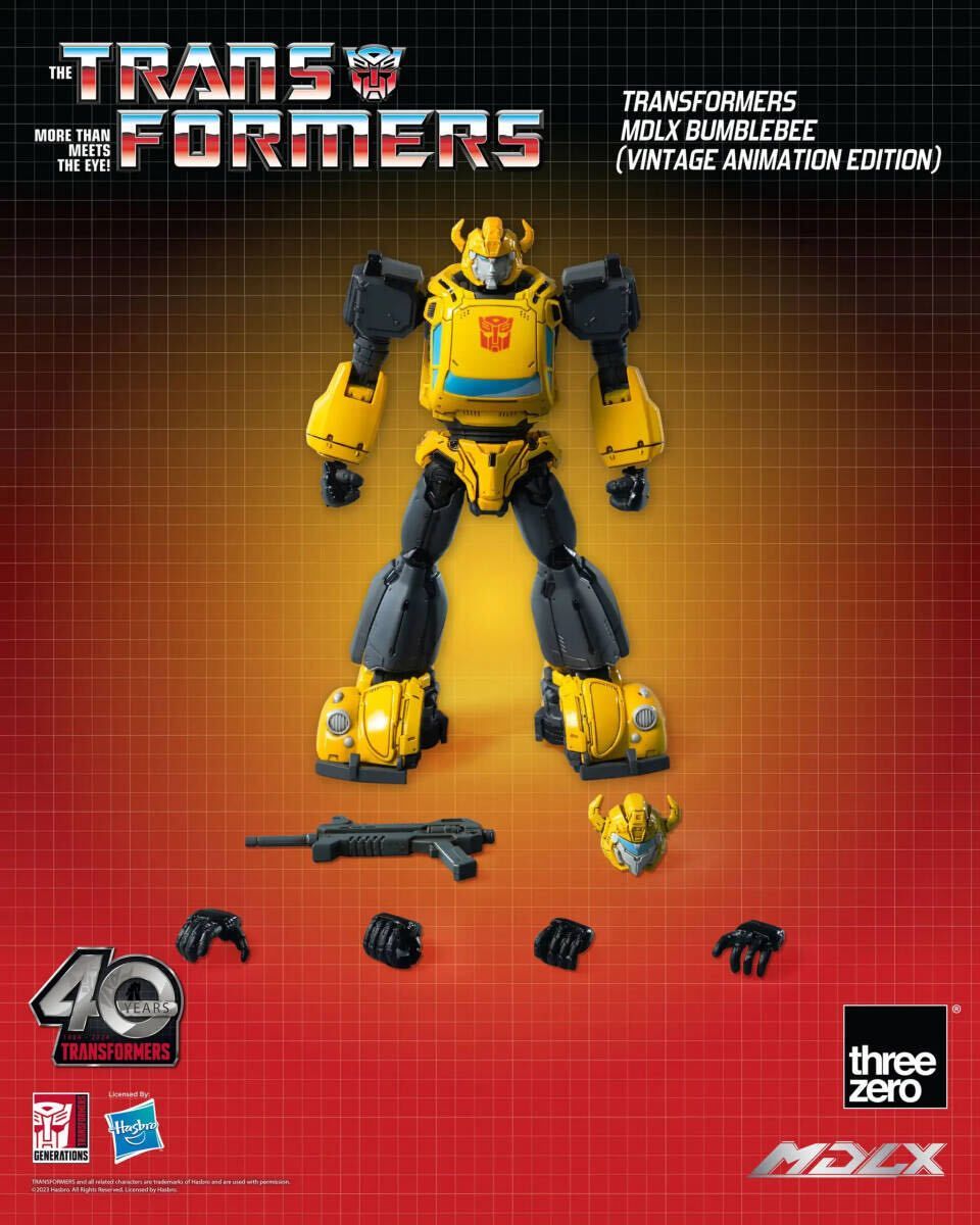 Threezero MDLX 限定品 バンブルビー アニメーション.Ver TransformersMDLX Bumblebee (Vintage Animation Edition