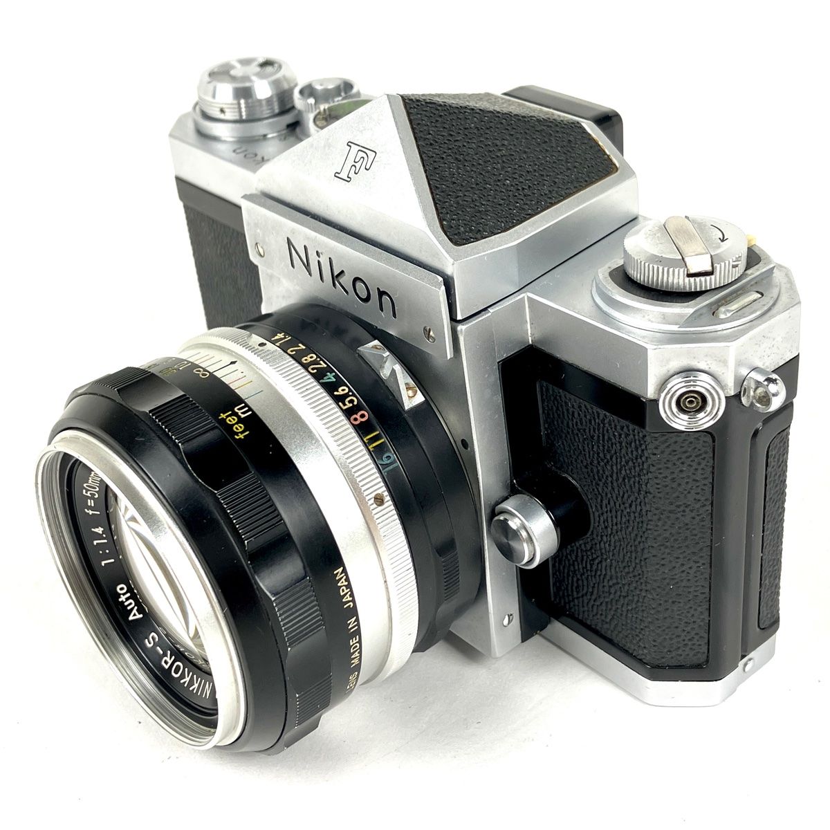 ニコン Nikon F アイレベル シルバー + NIKKOR-S 50mm F1.4 非Ai