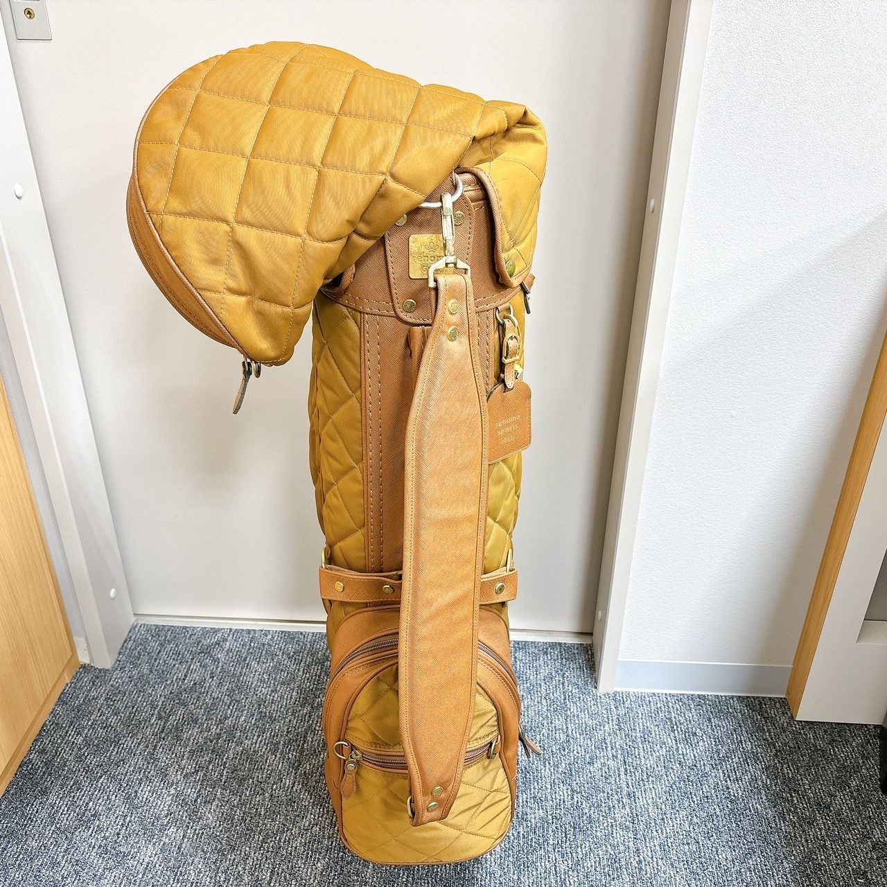 renoma レノマスポーツ ゴルフバッグ キャディバッグ ブラウン TID