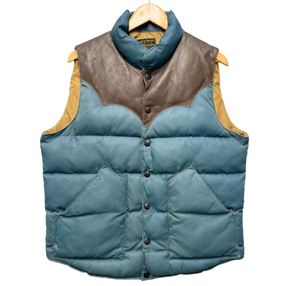 RRL ダブルアールエル 24AW ヴィンテージ加工 レザーヨーク