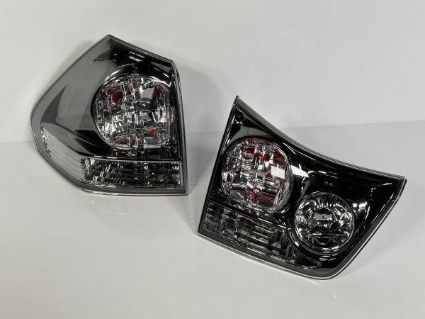 美品破損キズ無/低走行 ハリアー ACU30W MCU30W 左テールランプ 左フィニッシャー 内外 LH 81560-48061 81590-48051 48-40 48-41