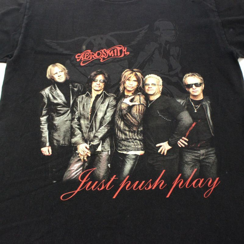 00s エアロスミス Aerosmith GIANT バンドTシャツ メンズ L
